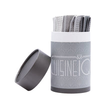 Charger l'image dans la galerie, 6 serviettes en microfibre emballées dans une boîte cadeau en carton (Gris)