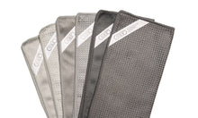 Charger l'image dans la galerie, 6 serviettes en microfibre emballées dans une boîte cadeau en carton (Gris)